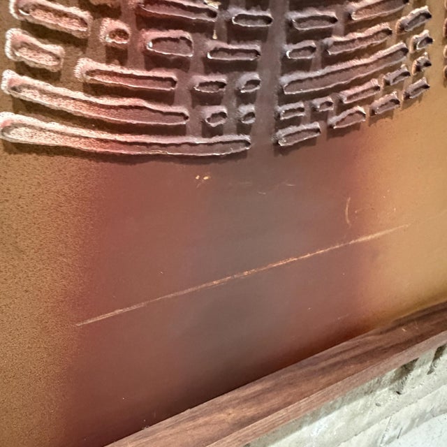 Brutalist Wall Art Sunburst Attributed Billy Joe McCarroll David Gillespe Mid Century For Sale - Image 9 of 12