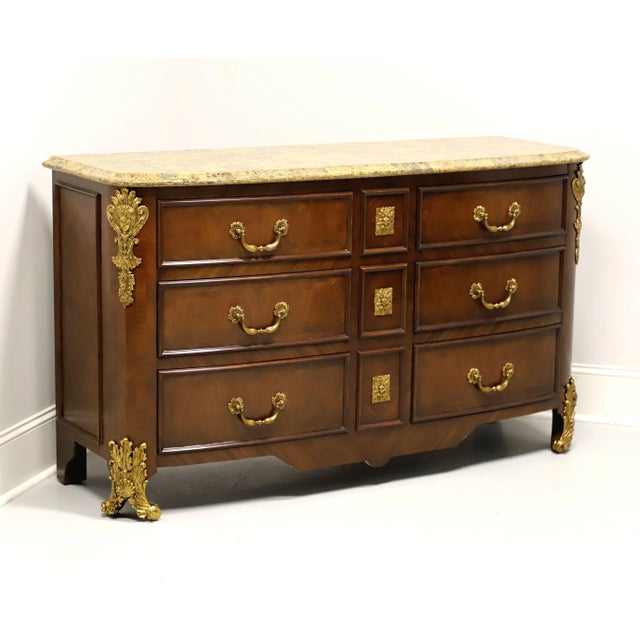 Maitland Smith Inlaid Walnut French Regency Occasional Chest With Ormolu Mounts For Sale - Image 13 of 13