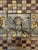 Transparent Italian Cherub Relief Mosaic Wall Panel With Acanthus Motifs - 1970s For Sale - Image 8 of 12