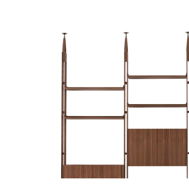 Modular Bookcase in American Walnut by Franco Albini for Cassina For Sale - Image 6 of 12