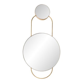 Metal Gold Wall Mirror For Sale