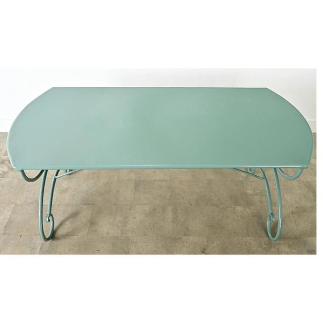 French 19th Century Iron Dining Table in New Powdercoat For Sale In Baton Rouge - Image 6 of 11