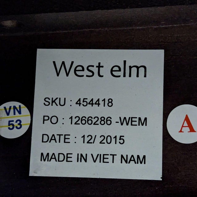 West Elm One Drawer Console Table For Sale - Image 9 of 9