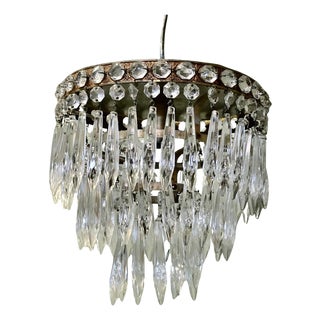 Small Waterfall Chandelier, 1920s For Sale