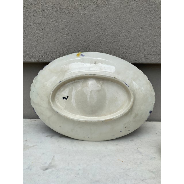 Majolica Asparagus Platter Orchies, Circa 1880 For Sale In Austin - Image 6 of 6