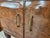 Art Deco Bedside Tables in Walnut Burl with Mirrored Shelves and Brass Handles, 1950, Set of 2 For Sale - Image 12 of 18
