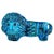 Mid-Century Italian Ceramic Rimini Blu Lion attributed to Aldo Londi for Bitossi, 1960s For Sale - Image 12 of 12