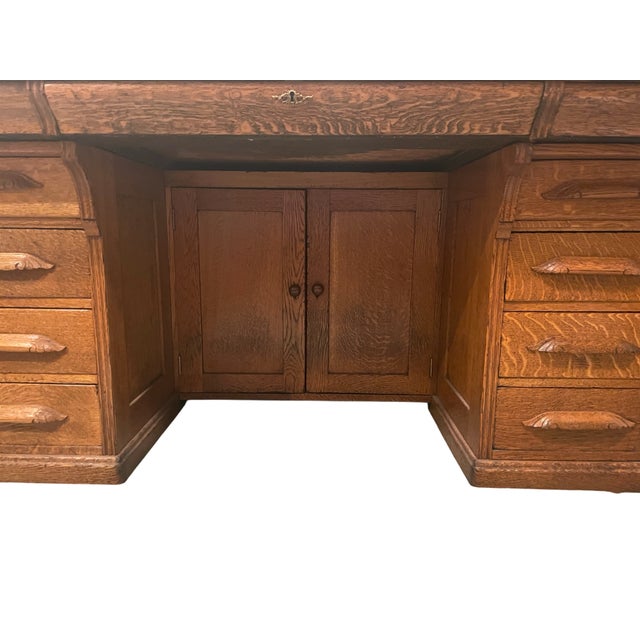 Late 20th Century Rolltop Desk For Sale - Image 11 of 12