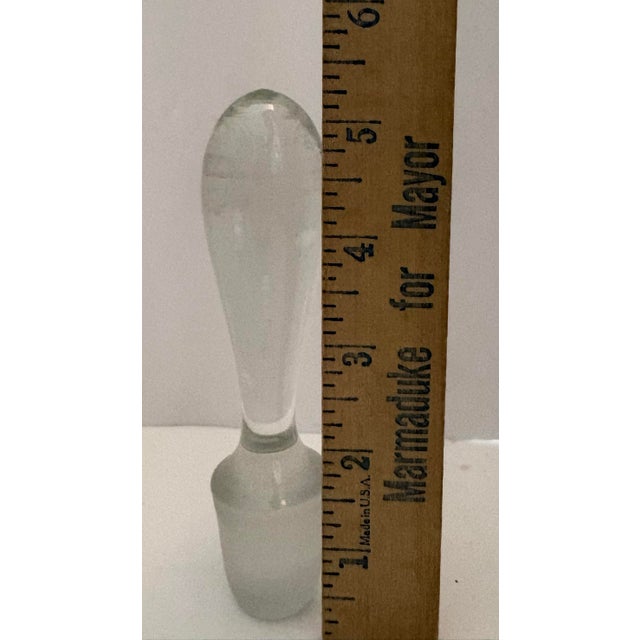 Vintage Hollywood Regency Iridescent Art Glass Decanter With Stopper For Sale In Indianapolis - Image 6 of 7