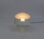 White Gi-Gi table lamp, designed by Umberto Riva and manufactured by Fontana Arte. The lamp consists of a diffuser in...