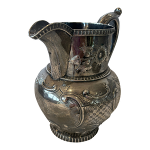 Early 20th Century Silver Plated Water Pitcher