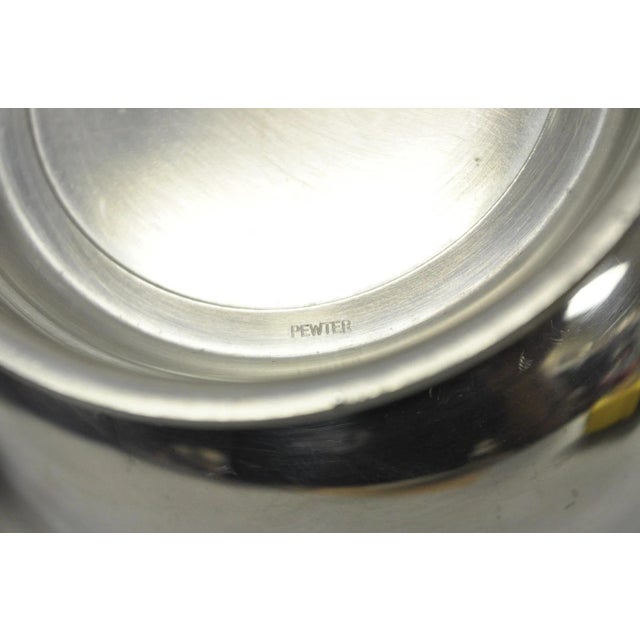 Vintage Regency Style Silver Plated Pewter 1993 Merion Golf Club Award Bowl For Sale - Image 10 of 12