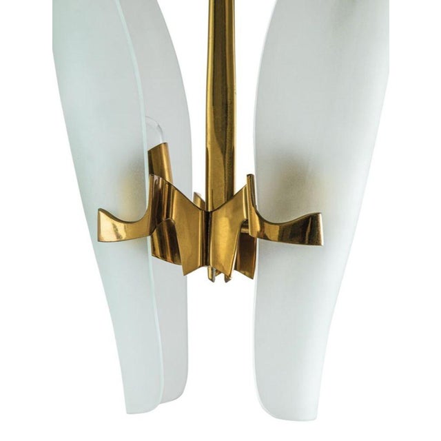 Mid-Century Modern Rare Mod. 1636 Max Ingrand Pendant for Fontana Arte. Italy, 1950's. For Sale - Image 3 of 7