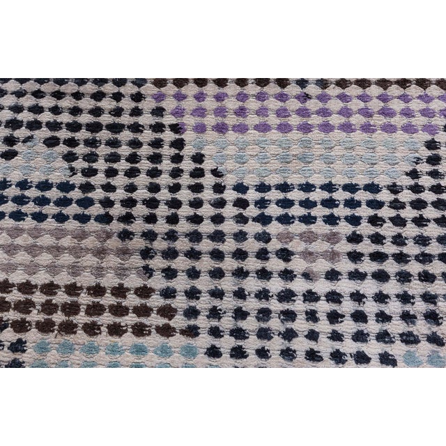 Early 21st Century Moleskin Modern Wool and Silk Rug by Doris Leslie Blau For Sale - Image 5 of 9