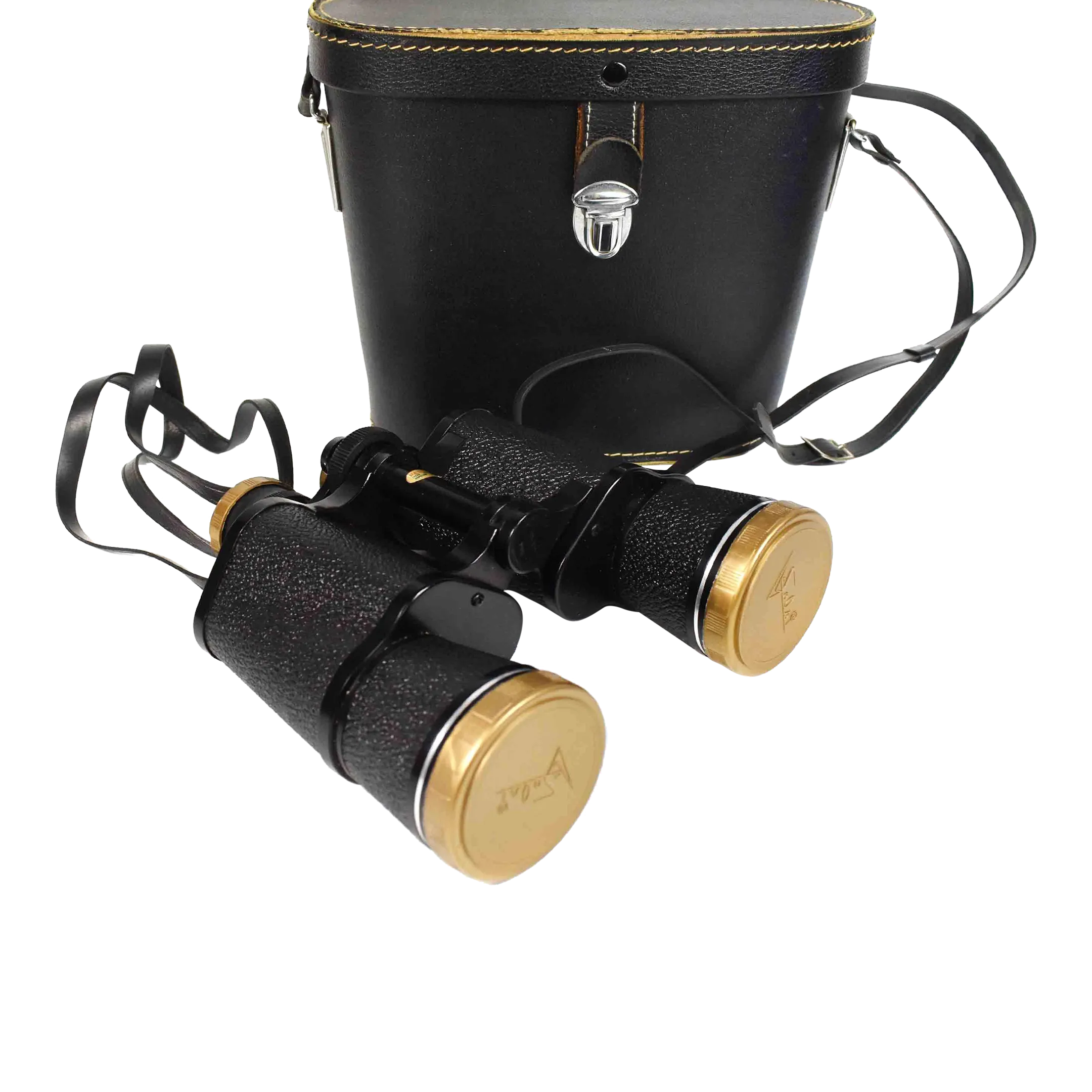 Mid 20th Century Selsi Fully Coated Binoculars With Original Caps