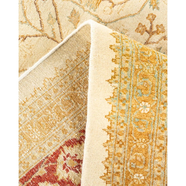 Mogul, One-of-a-Kind Hand-Knotted Area Rug - Ivory, 9' 3" x 12' 3" For Sale In New York - Image 6 of 8