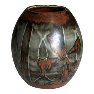 1950s Large Stoneware Vase by Carl-Harry Stålhane for Rörstrand For Sale