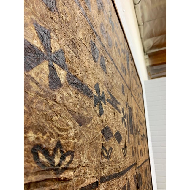 South Pacific Bark Cloth Design For Sale In Dallas - Image 6 of 13