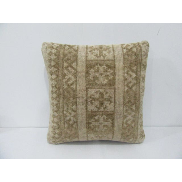 Washed Out Decorative Cushion Cover For Sale - Image 4 of 4