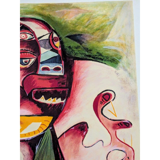 Alexandra NECHITA - Forgotten Values, 1997/Cubist Character - Exquisite large hand-signed lithograph in colors on Arches...