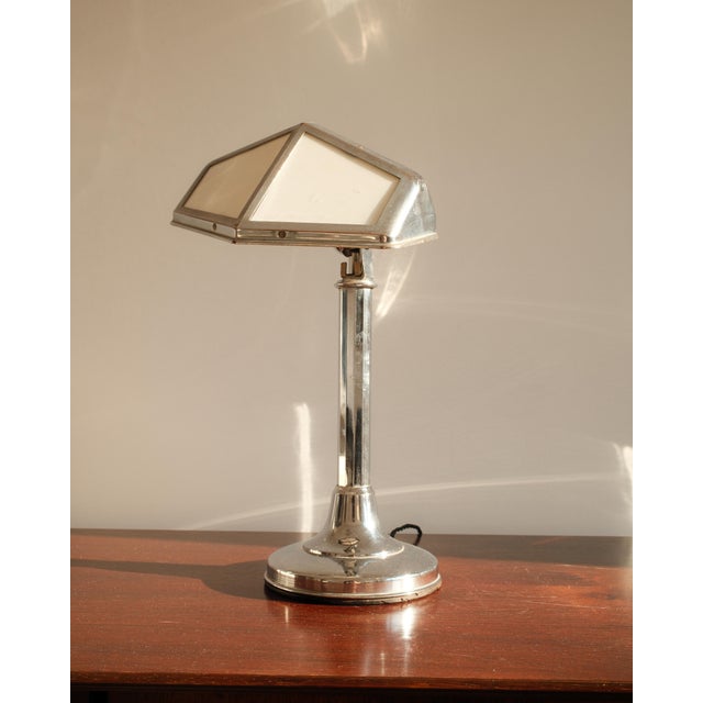 Art Deco Pirouette Table Lamp from Jean Chavanis, 1930s For Sale - Image 6 of 6