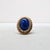 Vintage 1968 Signed Napier Goldtone Cabochon Faux-Lapis "Poison" Adjustable Ring For Sale - Image 13 of 13
