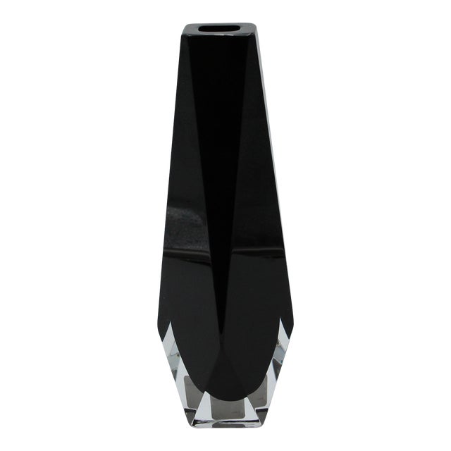 Black Goccia Murano Vase (S) For Sale
