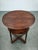 Vintage Czech Art Deco Oval Beech Side Table with Lower Shelf, 1920s For Sale - Image 9 of 13