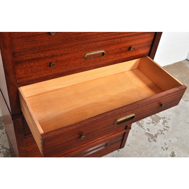 Modular Mahogany Chest of Drawers, 1950s For Sale - Image 10 of 14