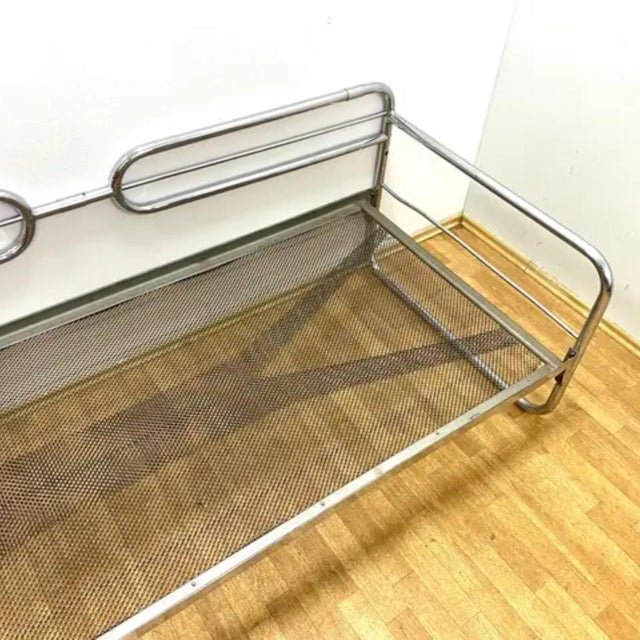 Bauhaus Chrome Sofa from Slezák, 1930s For Sale - Image 12 of 13
