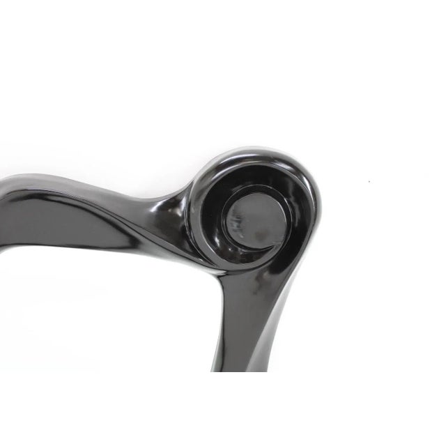 Glass Large Italian Fiber Glass Wall Mirror, 1980s For Sale - Image 7 of 9