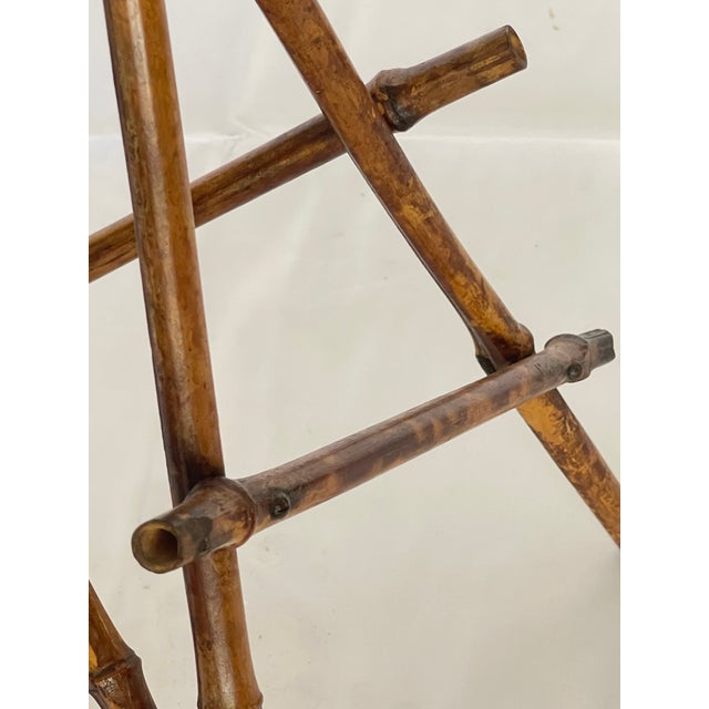 Antique French Tortoiseshell Bamboo Plant Stand, c.1900 For Sale - Image 11 of 15