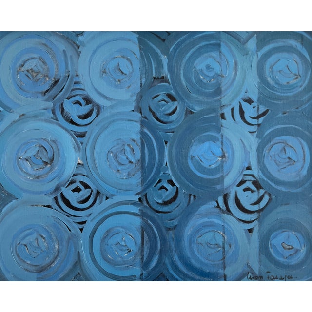 Lison Favarger, Cadences II, Oil on Canvas, 1980s, Framed For Sale - Image 12 of 12