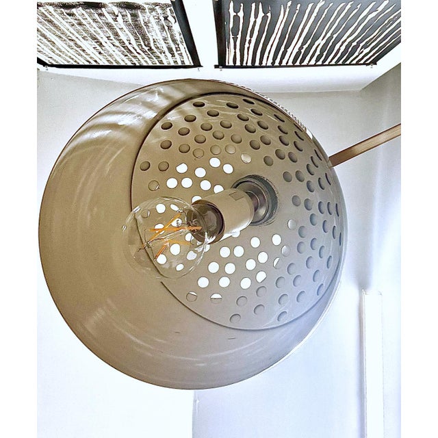 Vintage Marble and Chrome Arco Table Lamp For Sale - Image 9 of 17