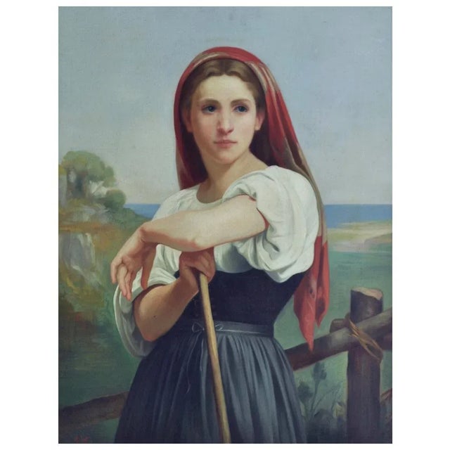 Angelo Granati, Country Girl, 2011, Oil on Canvas, Framed For Sale - Image 3 of 7