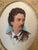 Antique Fine Art Pair of John Hardwicke Lewis Portrait Paintings in Ornate Gilt Frames - 1874 For Sale In Austin - Image 6 of 11