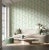 Contemporary Harlequin Isabella Wallpaper in Porcelain/Bamboo - a Sample For Sale - Image 3 of 3