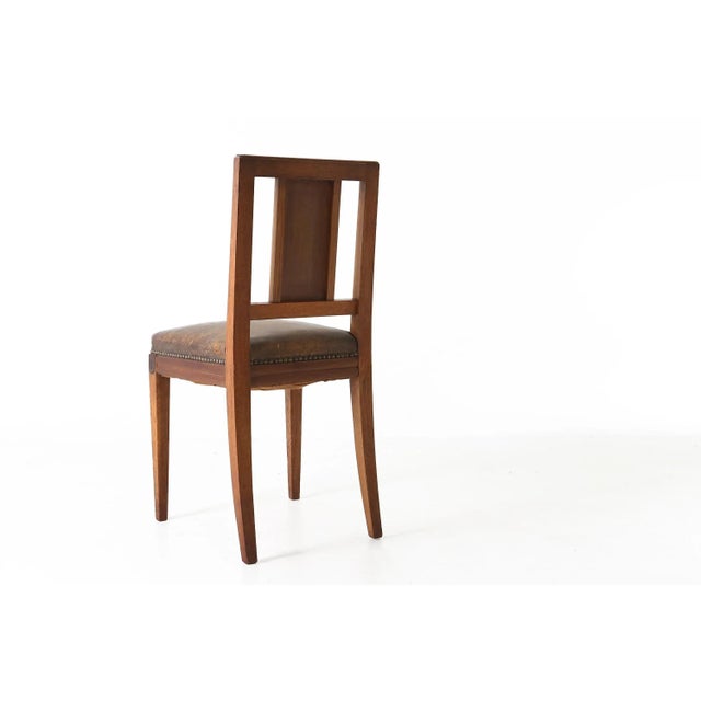 Mid-Century Modern Art Deco Side Chair by Maurice Dufréne, 1925 For Sale - Image 3 of 12