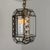 Art Deco Italian Revival Brass and Beveled Glass Lantern, 1970s For Sale - Image 4 of 18