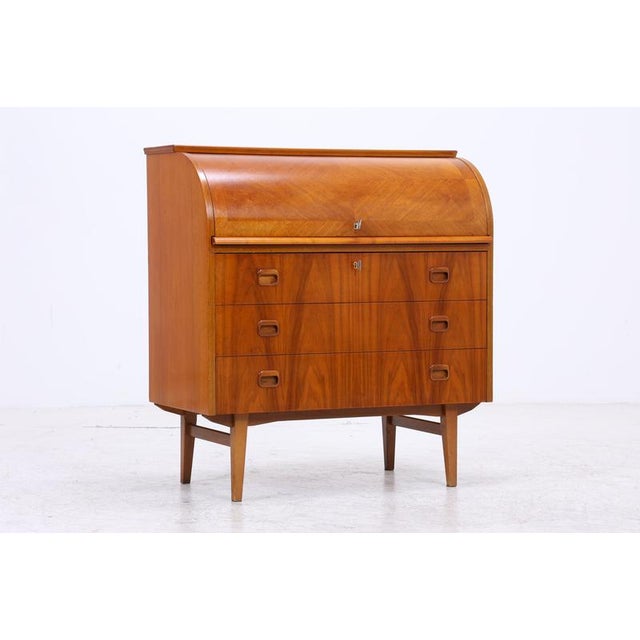 Mid-Century Secretary Writing Desk For Sale - Image 3 of 18