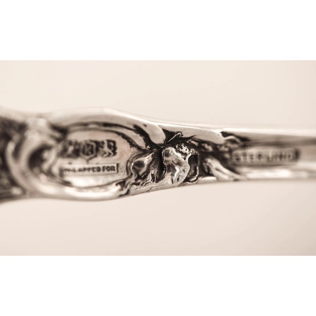 1900 - 1909 1901 Sterling Les Six Fleurs Ladle For Sale - Image 5 of 6
