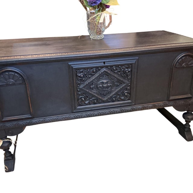 Beautiful antique West Branch Cedar Chest, manufactured by West Branch Novelty Co. of Milton, Pennsylvania. The original...