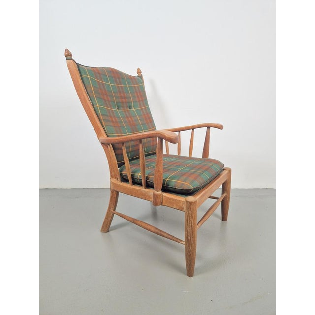 Vintage Scandinavian Beech High Back Armchairs, 1960s, Set of 3 For Sale - Image 12 of 15