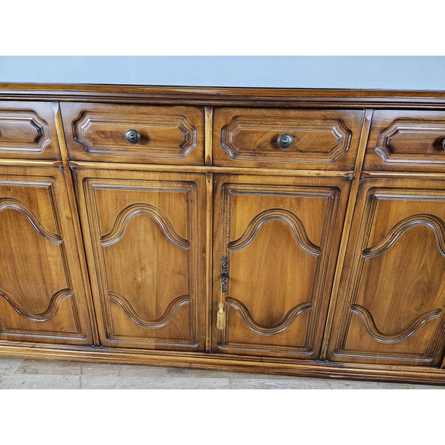 Large Wooden Sideboard with Six Doors and Six Drawers, 1960s For Sale - Image 16 of 18