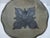 Rustic Jane Woodside Leaf Center Scallop Rim Organic Green & Blue Studio Pottery Bowl For Sale - Image 3 of 9