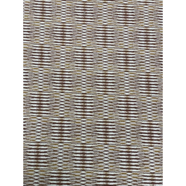 Tribal Larsen Allan Geometric Woven Fabric Saffron L9390-06 Upholstery Fabric- 1.25 Yards For Sale - Image 3 of 3