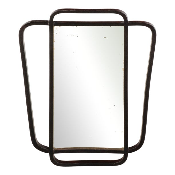Mirror in Beech by Michael Thonet for Thonet, 1890s For Sale