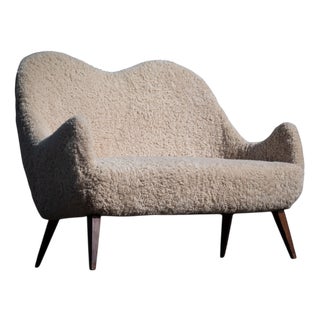 Swedish Modern 2-Seater Sofa, 1950s For Sale