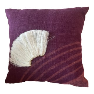 Uthingo Mulberry Throw Pillow by Charlie Sprout For Sale