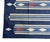 Handmade Cotton Area Rug, Vegetable Dyed, Indigo Blue, Cream and Terracotta Striped Dhurrie -6'x9' For Sale - Image 12 of 13